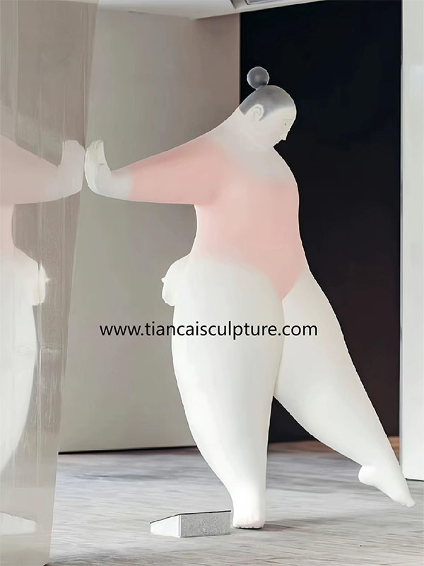 Fiberglass Cartoon Character IP Image Doll Sculpture